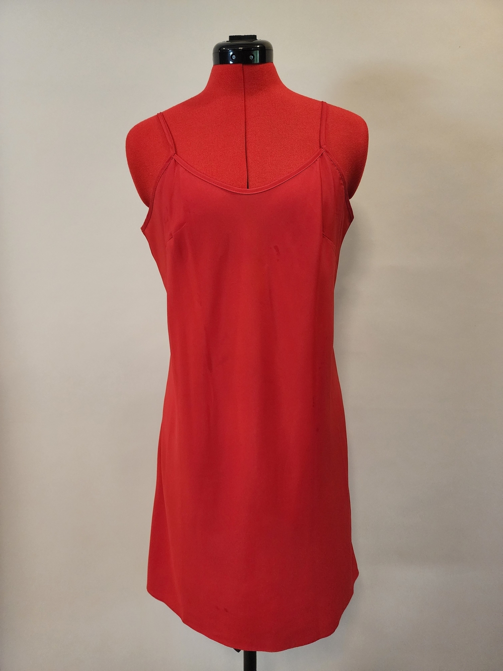 Nanette Lepore Red Cami Slip Mini Dress Adjustable Straps Size 8